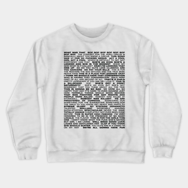 Legends Only Soundboard (Black) Crewneck Sweatshirt by Legends Only Podcast